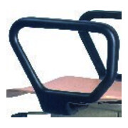 Accoudoir Fit adapté à chaise d'atelier pivotante série Fit rigide, noir BIMOS