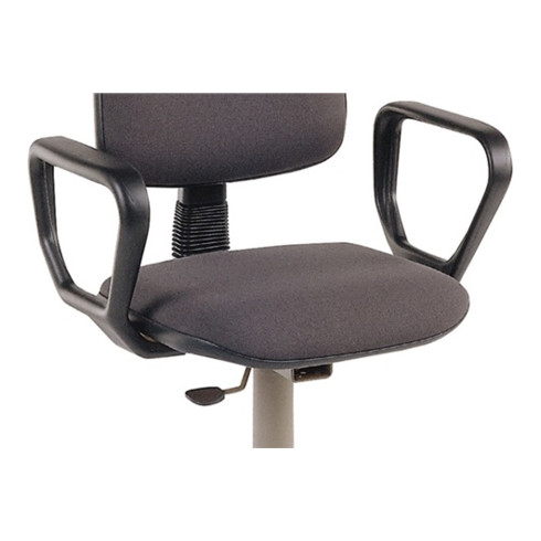 Accoudoir Fit adapté à chaise d'atelier pivotante série Fit rigide, noir BIMOS