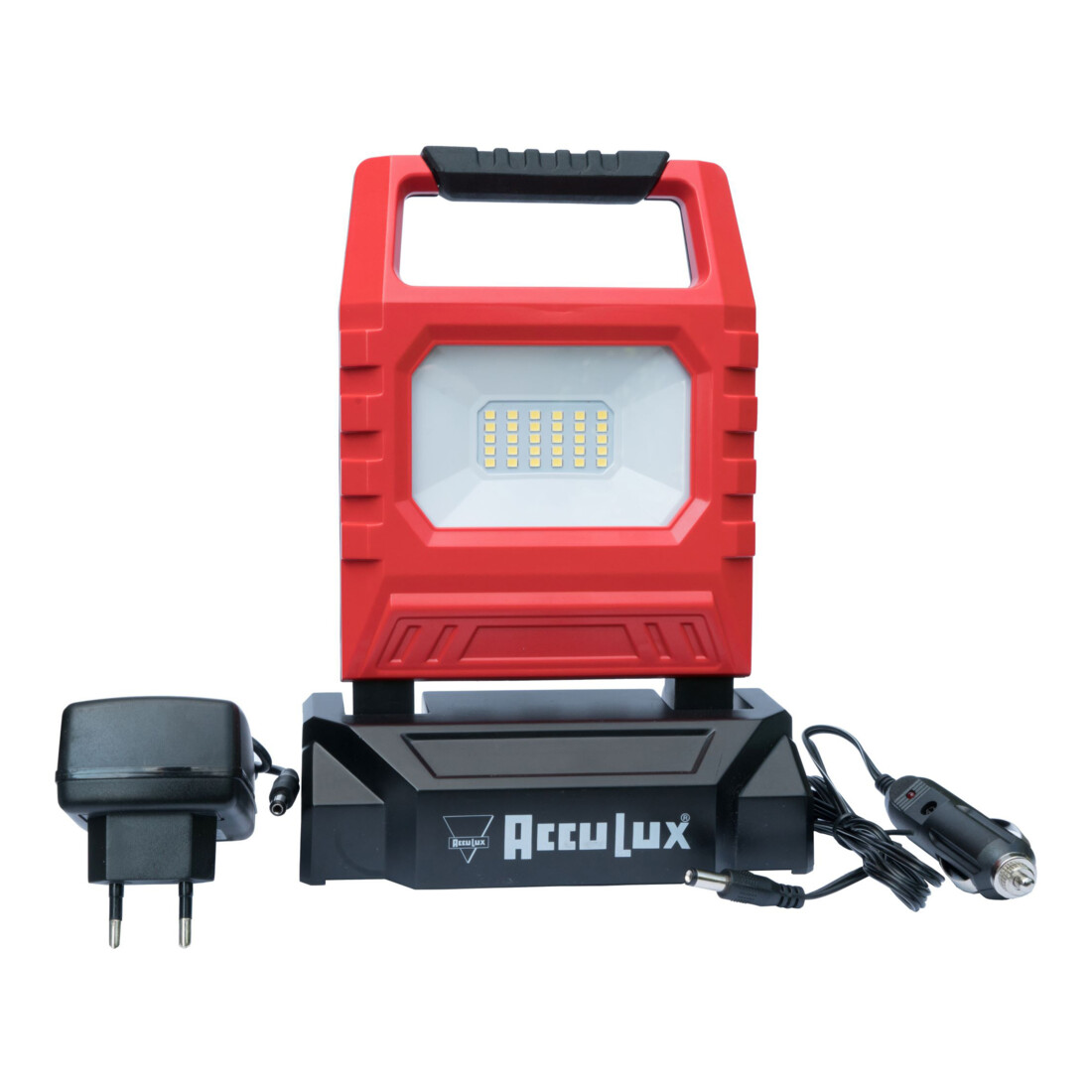 AccuLux Projecteur de travail LED rechargeable 15W 230V/12V 1500 LED