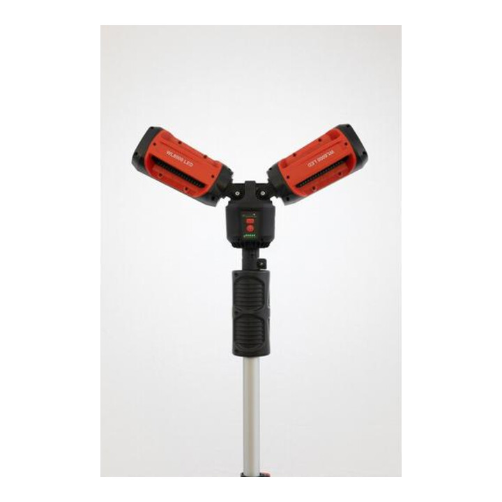 AccuLux Projecteur de travail LED WL 6000 extensible trépied 2x25W 14,8V