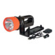 AccuLux Projecteur LED longue portée 230V/12-24V, noir/rouge 442181