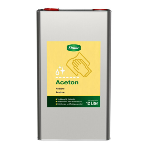Aceton Bidon 12 l Acétone Nettoyant et Dégraissant