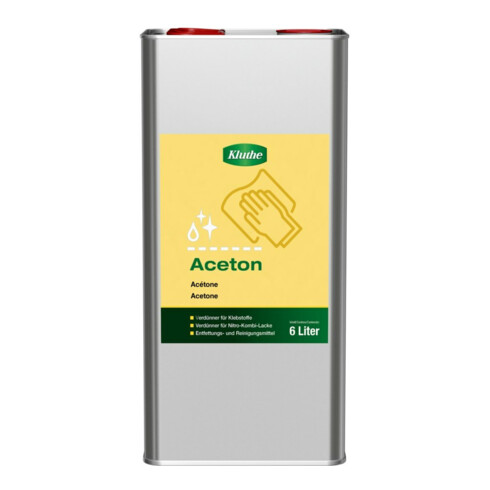 Aceton Bidon 6 l Acétone nettoyant et dégraissant