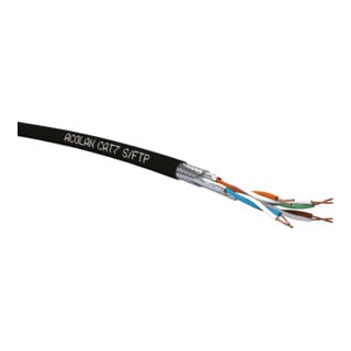 Acome Câble d'installation ACOLAN1000 SF-S Cat.7 4x2xAWG26 noir