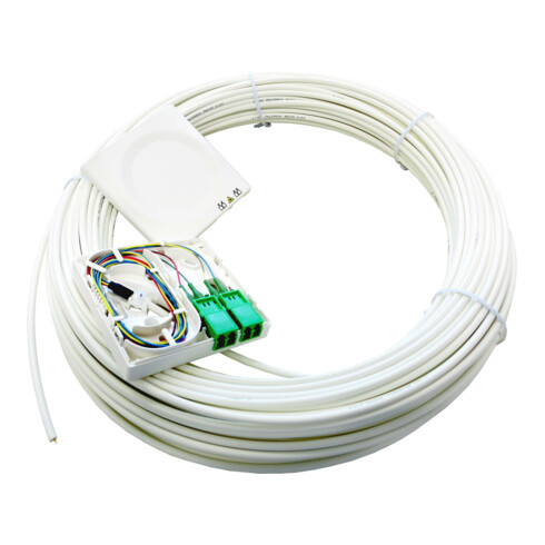 Acome Komponenten FTTH-AP-Dose T1 m. Kabel 15m 2xLCD/APC rws IO1140661823041502