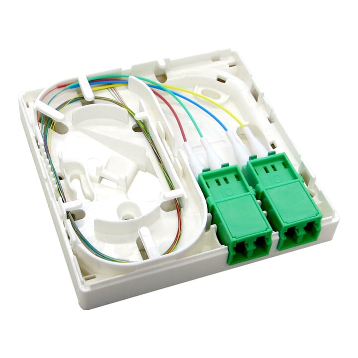 Acome Komponenten FTTH-AP-Dose T1 m. Pigtail 1xLCD/APC rws IO1140670202
