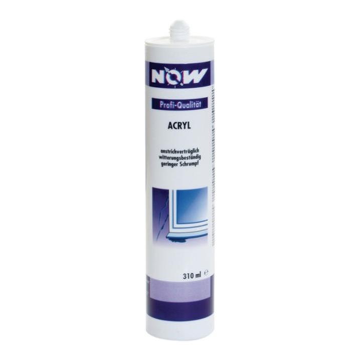 Acryl Dichtstoff weiß Kartusche 310ml geruchslos NOW plastoelastisch