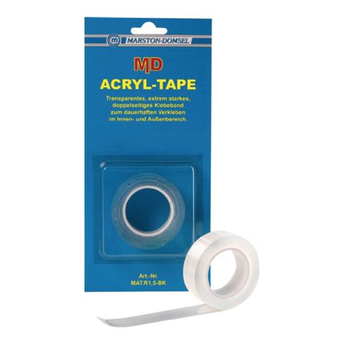 Acryl- Tape Doppelseitig transparent 1,5m -30 - +180 Grad