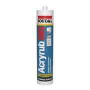 Soudal peintre acrylique Acryrub SWS blanc intérieur 310 ml