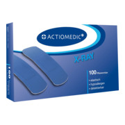 Actiomedic® DETECT Kit de pansements adhésifs, bleus, hydrofuges, paquet de 50 pièces Gramm Medical