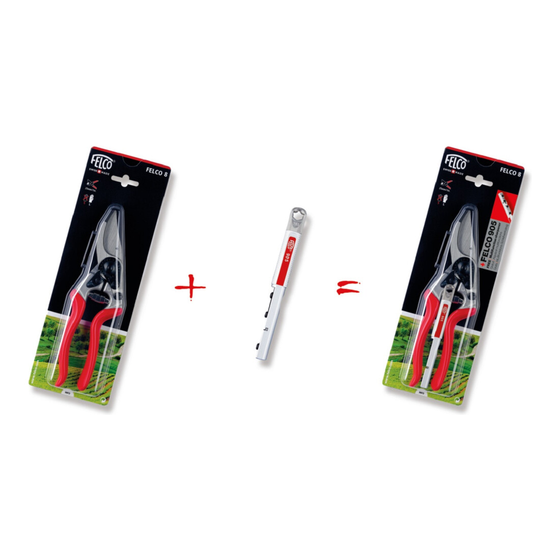 Action spéciale Felco 8 + Felco 905