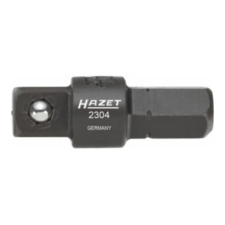 Adaptateur 2304 ∙ Hexagone massif 6,3 (1/4 pouce) ∙ Carré massif 6,3 mm (1/4 pouce) HAZET