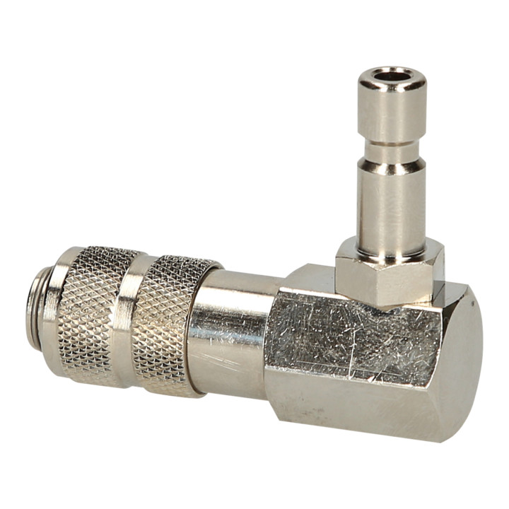 Adaptateur à baïonnette du système de refroidissement de KS Tools, coudé à 90