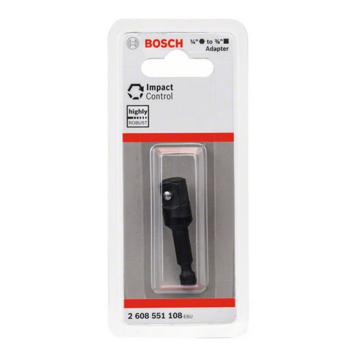 Adaptateur Bosch pour clés à douille 3/8", tête hexagonale 50 mm