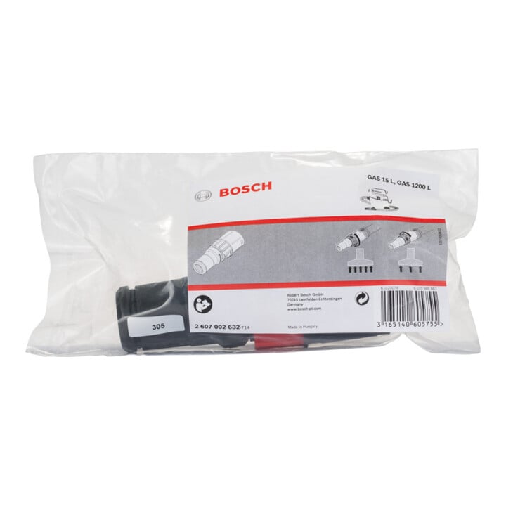 Adaptateur Bosch pour extraction interne pour GAS 15 L
