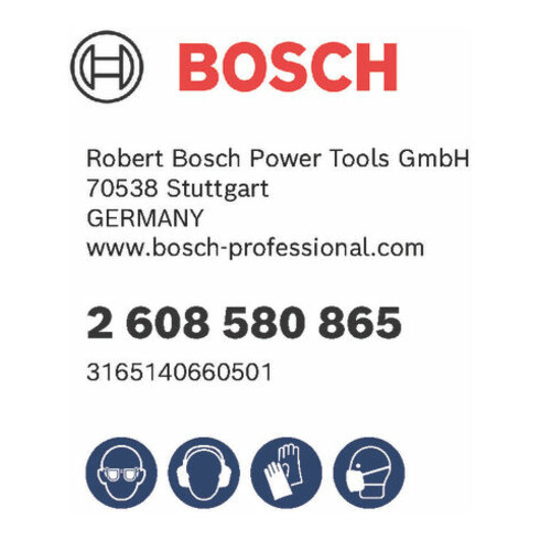 Adaptateur Bosch pour forets diamantés côté machine côté machine côté couronne hexagonale G 1/2", 240 mm