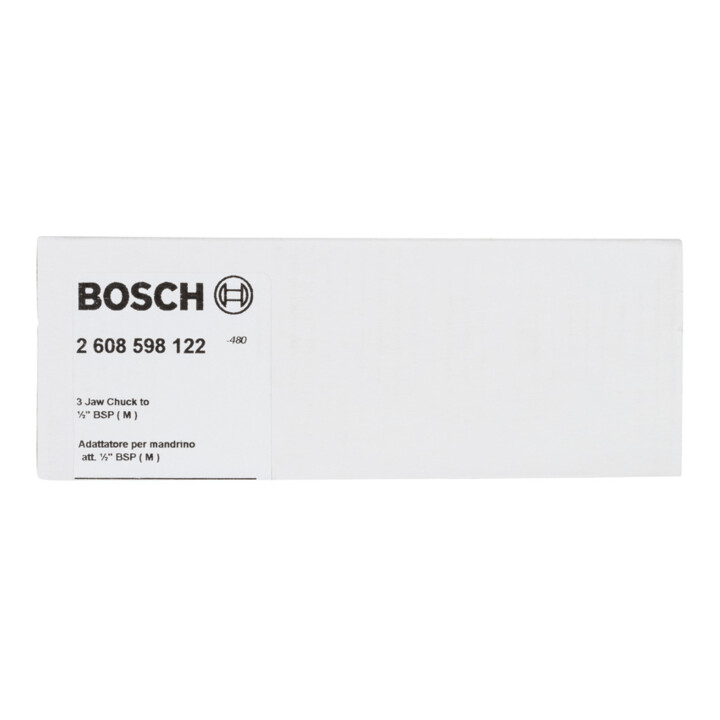 Adaptateur Bosch pour forets diamantés côté machine côté machine côté couronne hexagonale G 1/2", 88 mm