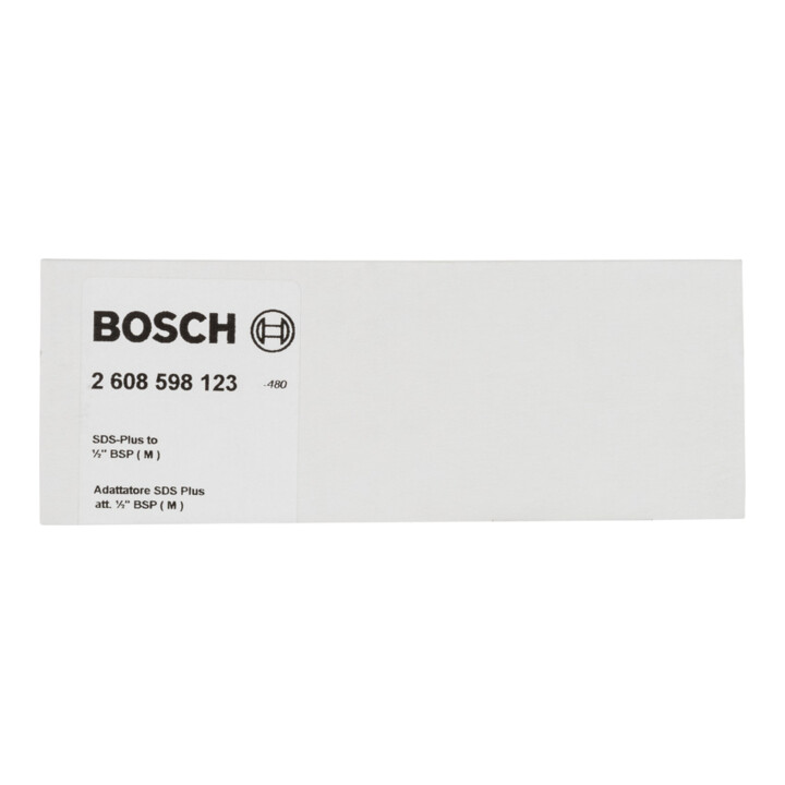 Adaptateur Bosch pour forets diamantés côté machine SDS plus côté couronne G 1/2", 115