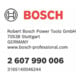 Adaptateur Bosch pour paniers agitateurs Longueur : 60 mm avec cône intérieur B 16