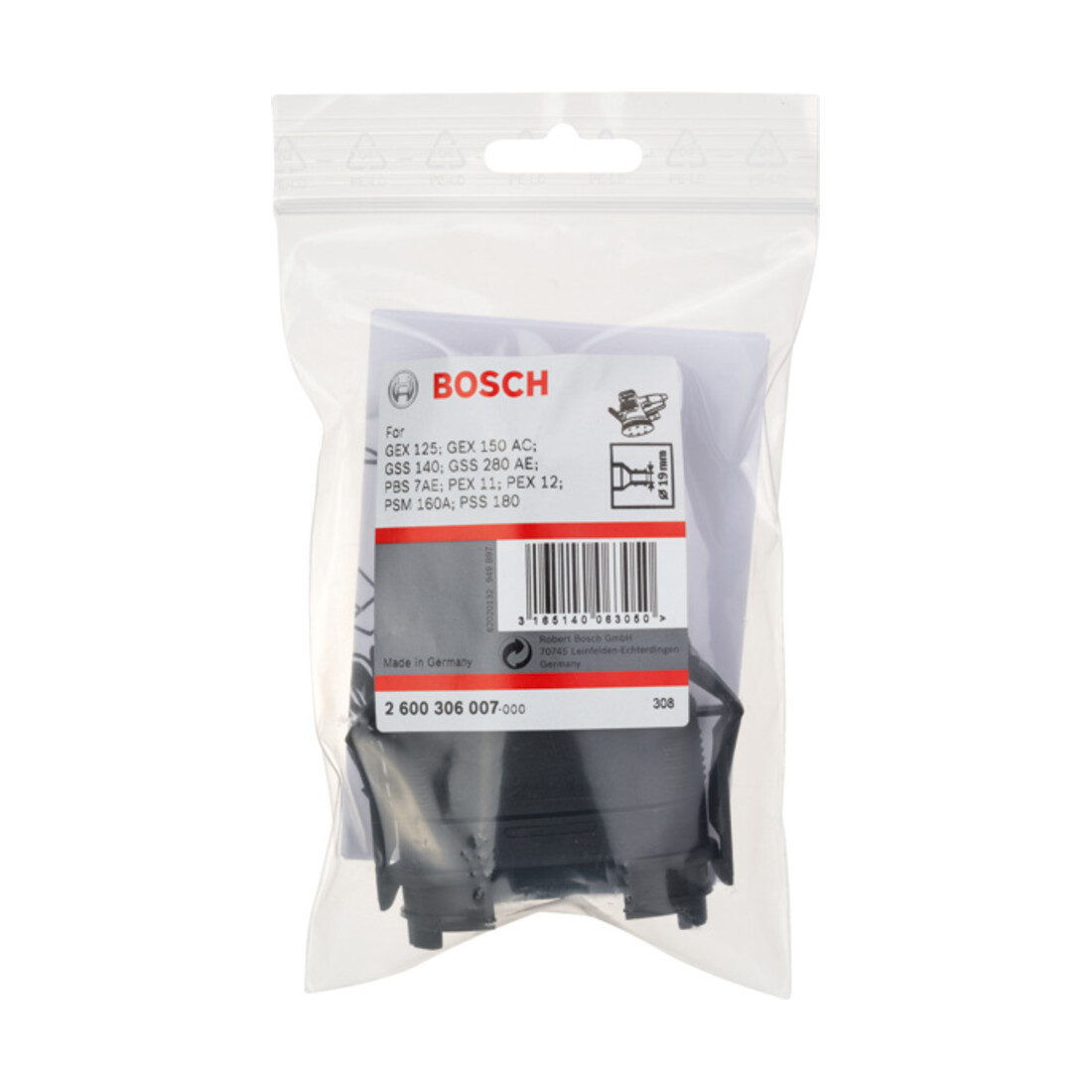Adaptateur Bosch pour Ponceuses excentriques, vibrantes et multi-fonctions