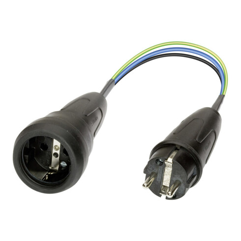Adaptateur de mesure p. consommateurs à 1 phase Fiche à contact de sécurité dans