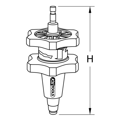 Adaptateur de système de refroidissement KS Tools