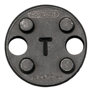 Adaptateur d'outil de piston de frein KS Tools #T, Ø 25mm