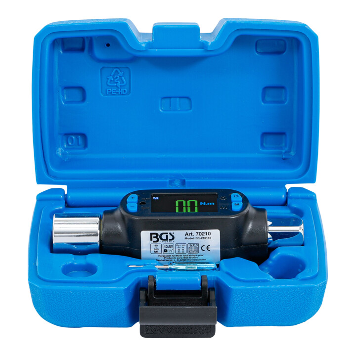 Adaptateur dynamométrique numérique BGS 12,5 mm (1/2"), 40 - 200 Nm