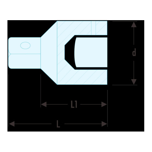 Adaptateur Facom 1" à 3/4