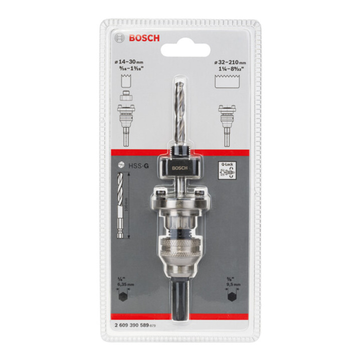 Adaptateur hexagonal Bosch 14 - 210 mm