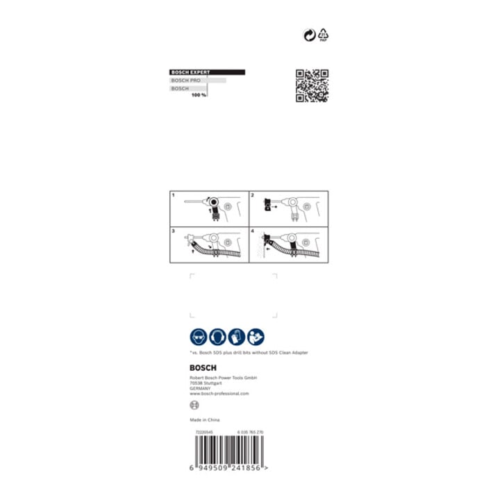 Adaptateur SDS Clean Bosch EXPERT pour le perçage