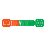 Adaptateur secteur de voyage GB => Prise de terre-4