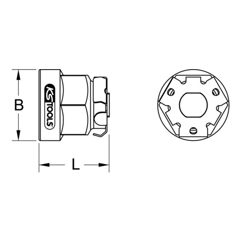 KS Tools Adaptateur d'embout GEARplus