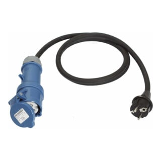 Adapterleitung 1,5m CEE-Kuppl.+Schu.-Steck.