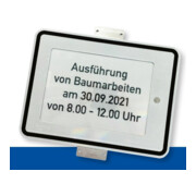 adco WZZ.315, 315x420mm einseitig weiß RA2 Einschub für DIN A4