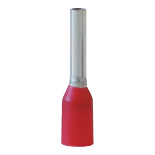 Aderendhülse L.L1/L2 14,0/8,0mm rot m.Ku.-Kragen 1,00 (AWG 17) mm² 100St./Btl.