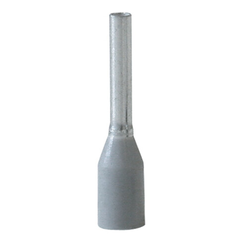 Aderendhülse LL1/L2 14,0/8,0mm grau mKu-Kragen 0,75 (AWG 18) mm²