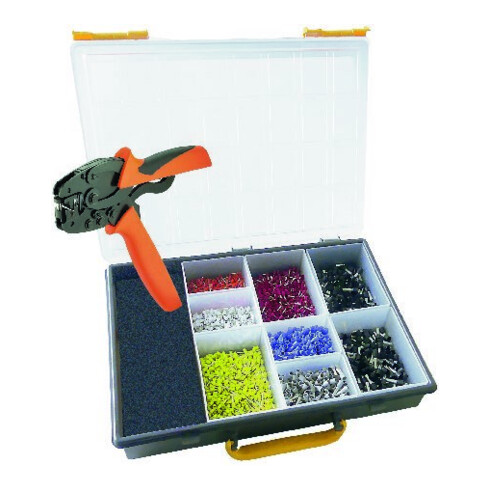 Aderendhülsensortiment 4501-tlg.0,50-6,0mm² Raaco-Box WEIDMÜLLER