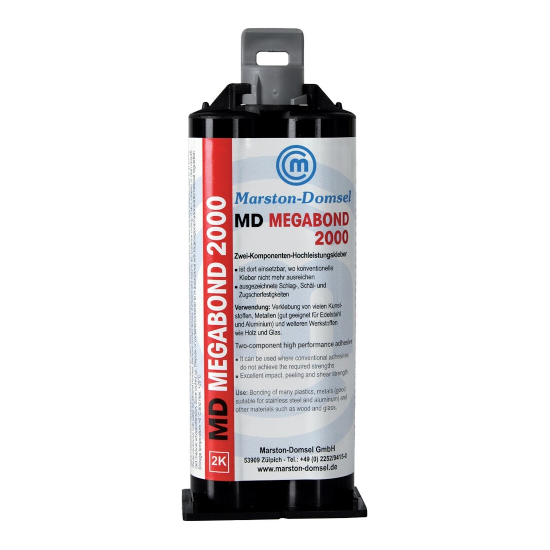 Adhésif haute performance 2K MD-Megabond 2000 25g double seringue laiteuse 25g MARSTON