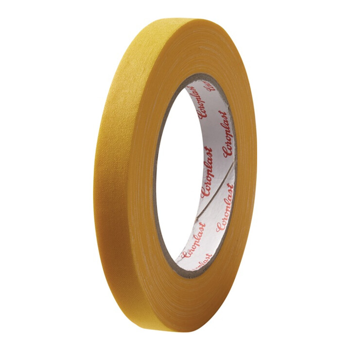 Adhésif toilé 800 jaune L. 25 m l. 15 mm Rouleau COROPLAST