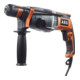 AEG 800 W combihamer KH 26 XE, SDS-Plus, slagenergie 2,5 J, incl. 13 mm FIXTEC snelspanboorhouder, extra handgreep met boordiepteaanslag, 4m netsnoer in transportkoffer-1