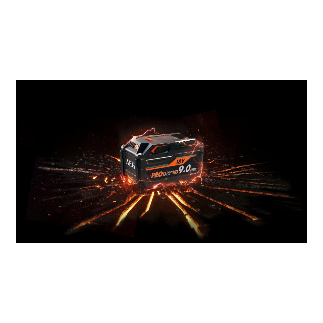 AEG Accu 18V 9,0 Ah HD PRO Li-Ion L1890RHD