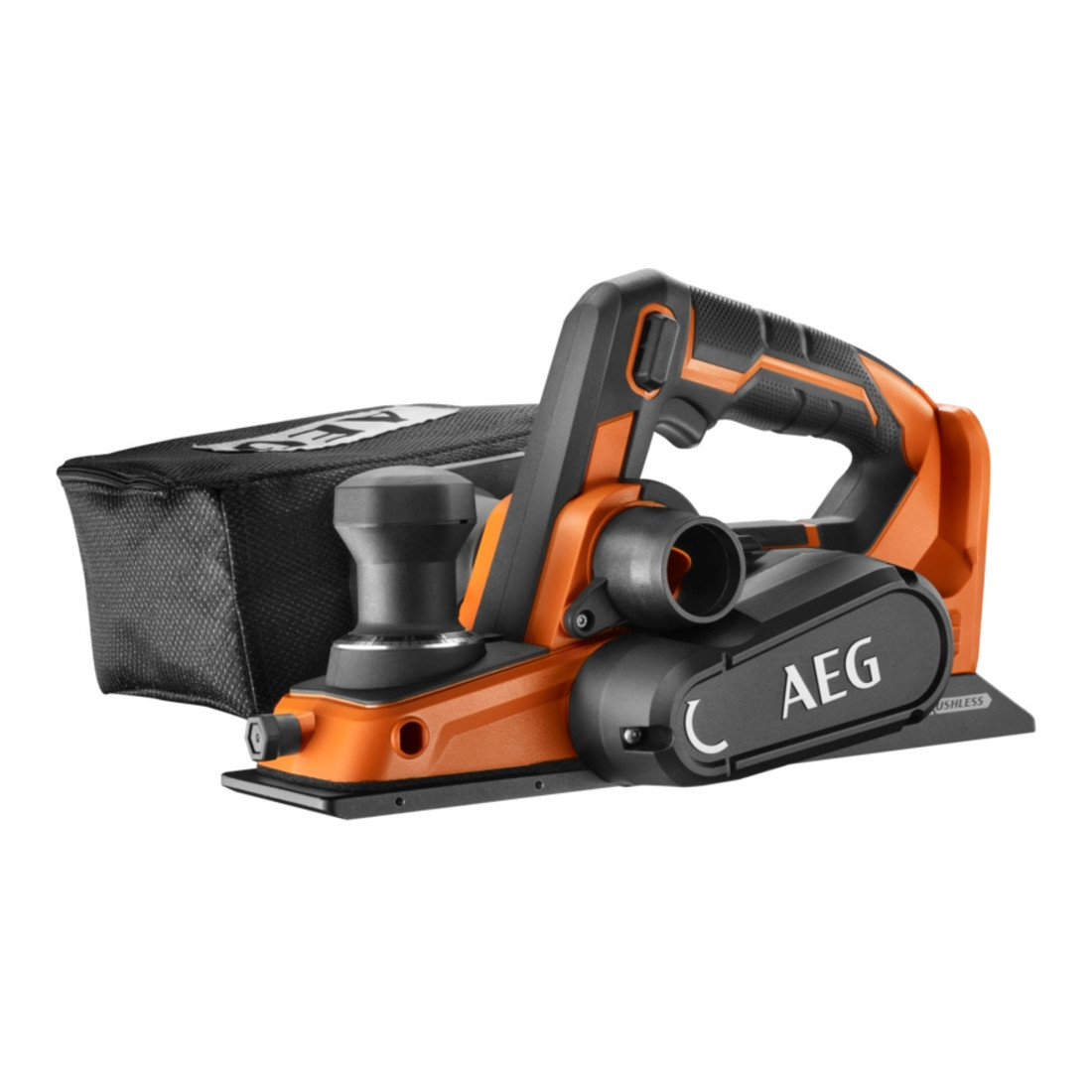 AEG Brushless accuschaaf BHO18BL-0 18V soloversie incl. stofzak, schaafkap, reservemes