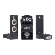 AEG Laser a linee incrociate CLR2-15B, 15 m, rosso, con borsa, 2x batterie AA, supporto a parete (magnetico), cinghia in velcro-5