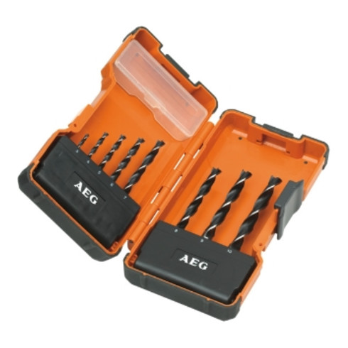 AEG Houtboren set 8 delig, 3/4/5/6/7/8/9/10 mm