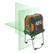 AEG kruislijnlaser CLG3-30K, 30 m, groen, incl. tas, 3x AA batterijen, muurbevestiging (magnetisch), laserrichtplaat, klittenband-4