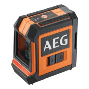 AEG kruislijnlaser CLR2-15B, 15 m, rood, incl. tas, 2x AA batterijen, muurbevestiging (magnetisch), klittenband-1