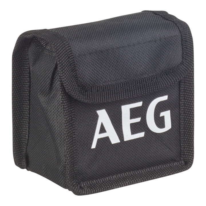 AEG kruislijnlaser CLR2-15B, 15 m, rood, incl. tas, 2x AA batterijen, muurbevestiging (magnetisch), klittenband