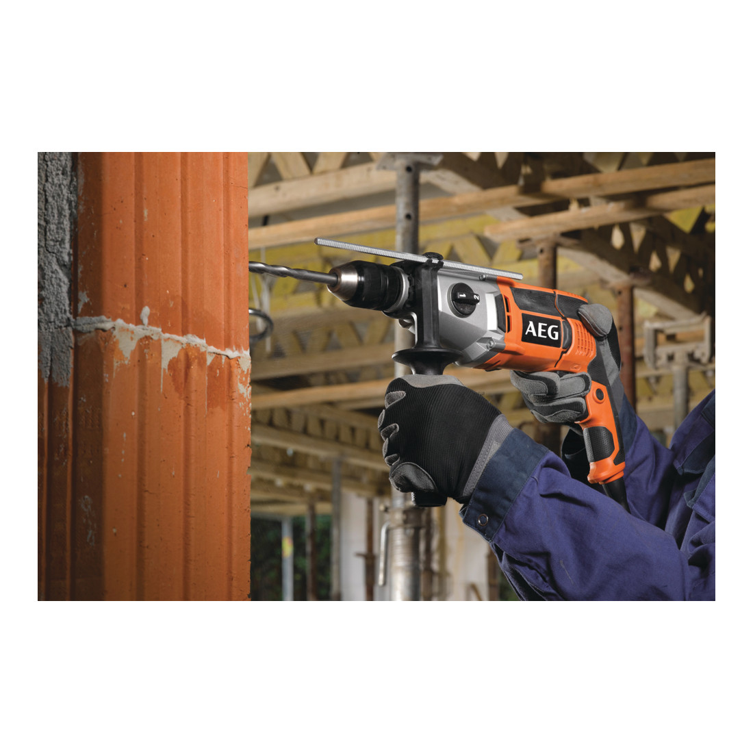 AEG Perceuse à percussion, Type: SB2E1100RV