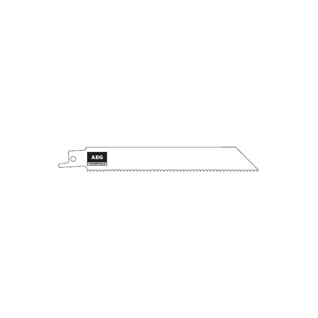 AEG reciprozaagblad metaal, 150 x 1,4 mm voor het zagen van metaal tussen 1,5-4 mm dik